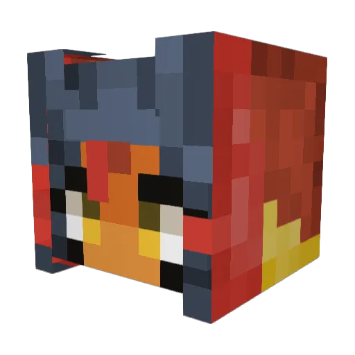 Snapteryxnt Minecraft avatar head, 3D render