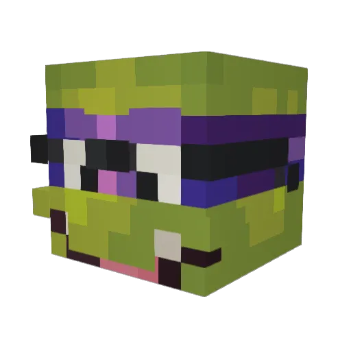 SnarledBadge Minecraft avatar head, 3D render
