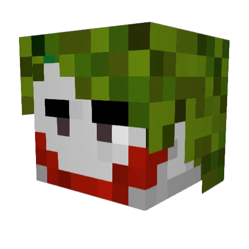 Snatiekiller Minecraft avatar head, 3D render