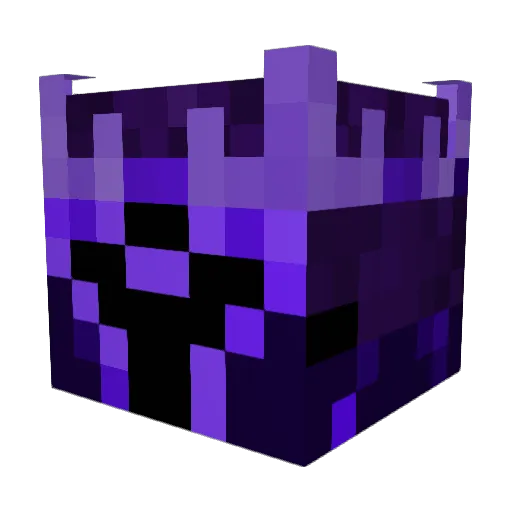 Snaxel69 Minecraft avatar head, 3D render