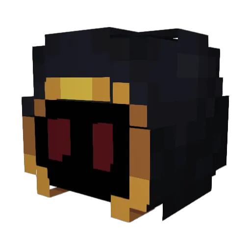 Snaze01 Minecraft avatar head, 3D render