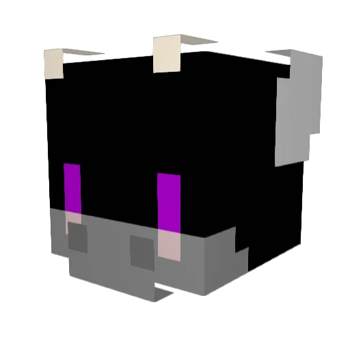 SnazzyBumbles Minecraft avatar head, 3D render