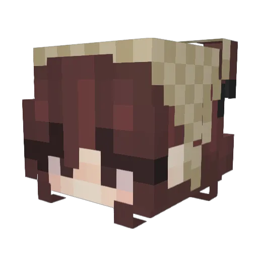 SnazzyMojo Minecraft avatar head, 3D render