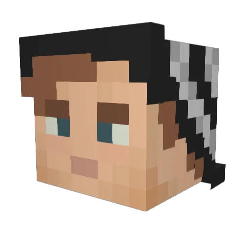 Snazzy_Dude Minecraft avatar head, 3D render