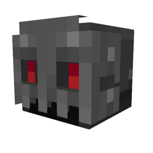 Snder0 Minecraft avatar head, 3D render