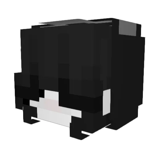 SneaZx Minecraft avatar head, 3D render