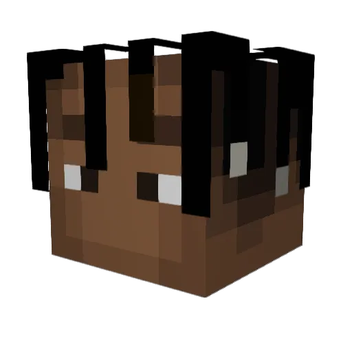 SneaaXx Minecraft avatar head, 3D render