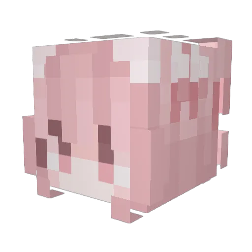 SneakX__ Minecraft avatar head, 3D render