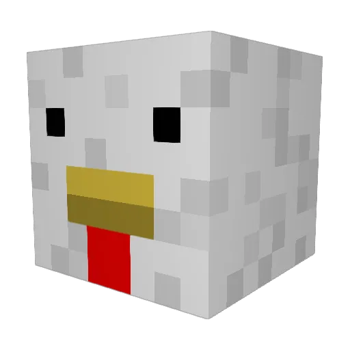 SneakierSpoon5 Minecraft avatar head, 3D render