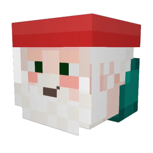 SneakiestGnome Minecraft avatar head, 3D render