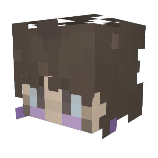 SneakyBeaky80 Minecraft avatar head, 3D render