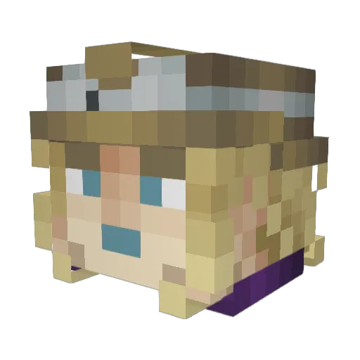 SneakyBeast6741 Minecraft avatar head, 3D render