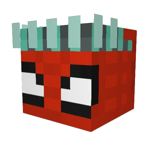 SneakyRico26 Minecraft avatar head, 3D render