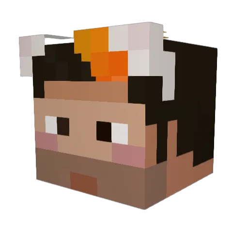 SneakyRyan2007 Minecraft avatar head, 3D render