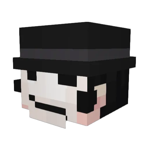 SneakySmile1216 Minecraft avatar head, 3D render