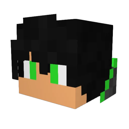SneakySneaker22 Minecraft avatar head, 3D render