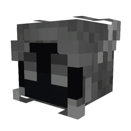 SneakySquid77 Minecraft avatar head, 3D render