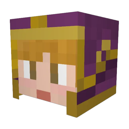 Sneaky_Owl Minecraft avatar head, 3D render