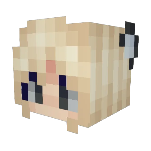 Sneaky_Panda35 Minecraft avatar head, 3D render