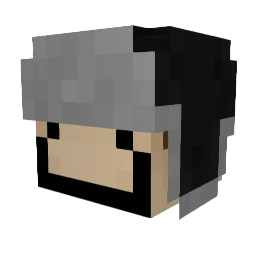 Sneaky_Scavenger Minecraft avatar head, 3D render
