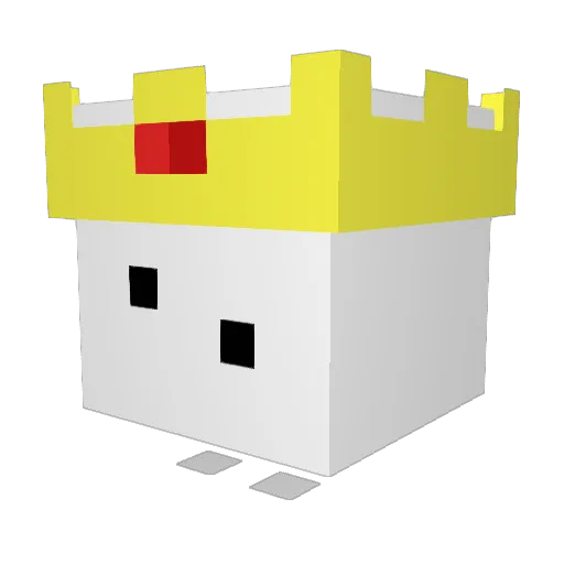 Sneaky_The_Great Minecraft avatar head, 3D render