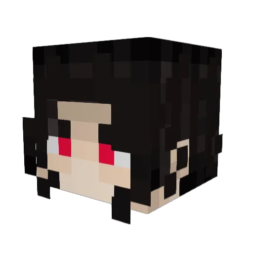 Sneaky_Youri Minecraft avatar head, 3D render