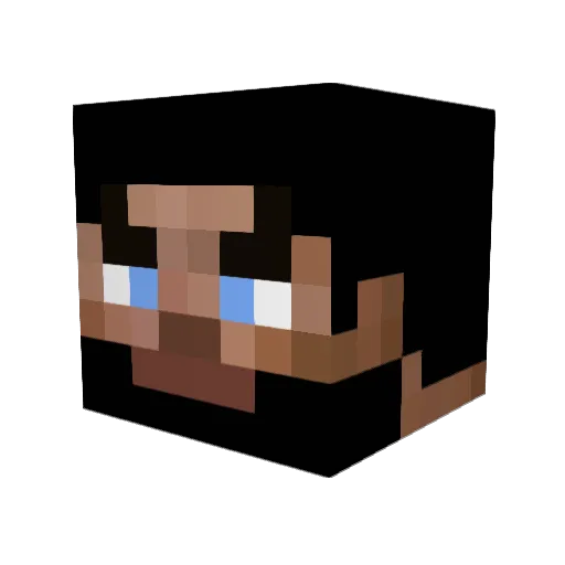 Sneakysnot43 Minecraft avatar head, 3D render