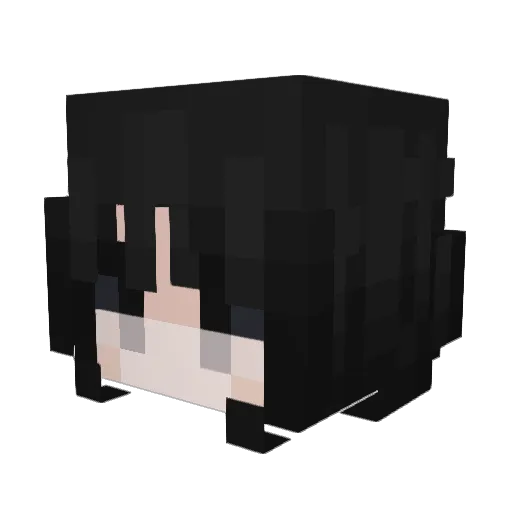 Sneawy Minecraft avatar head, 3D render