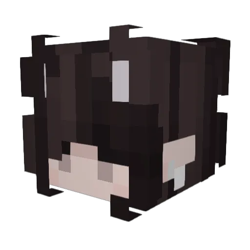 SneeksTV Minecraft avatar head, 3D render