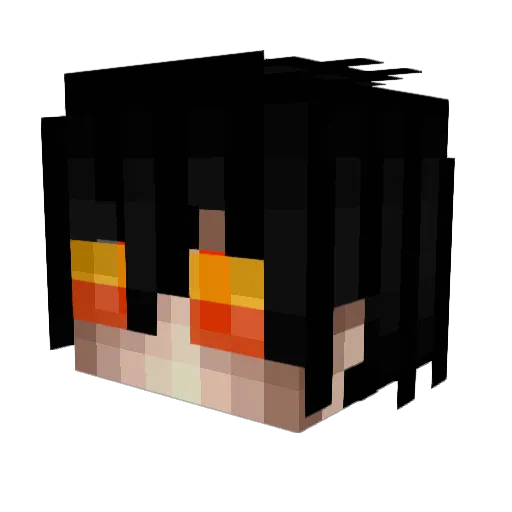 Sneil568 Minecraft avatar head, 3D render