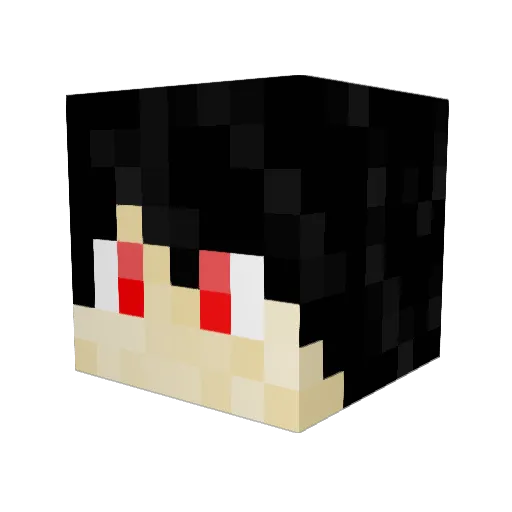 Snek4000 Minecraft avatar head, 3D render