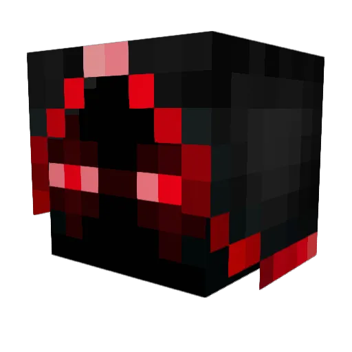 Snekki Minecraft avatar head, 3D render