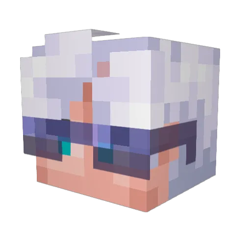 SnelYT Minecraft avatar head, 3D render