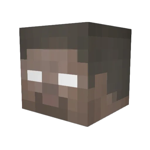 Snerten11 Minecraft avatar head, 3D render