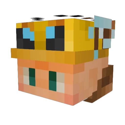 SneyderBc Minecraft avatar head, 3D render