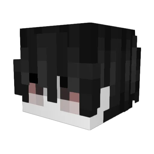 Snhv Minecraft avatar head, 3D render
