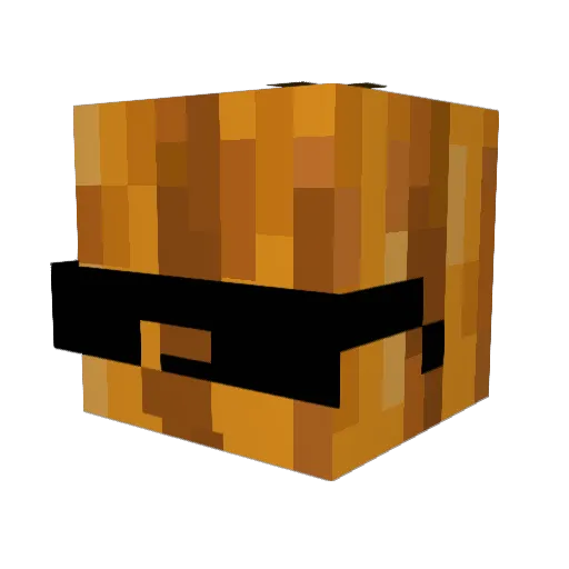 SniKek Minecraft avatar head, 3D render