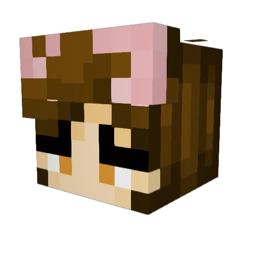 Snickaren18 Minecraft avatar head, 3D render