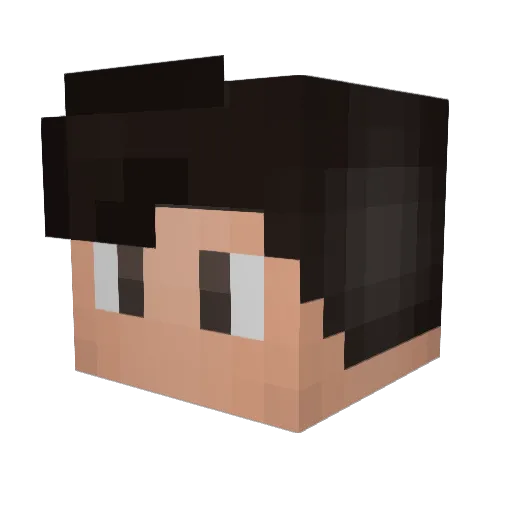 Snickerdoodle176 Minecraft avatar head, 3D render