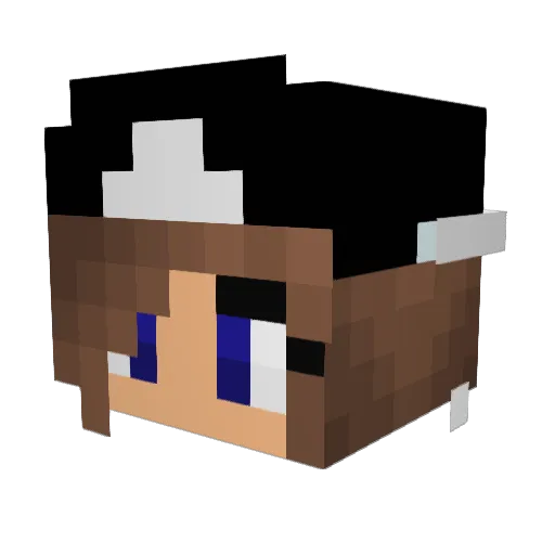 Snickers12352 Minecraft avatar head, 3D render