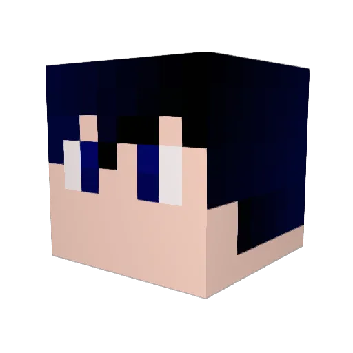 Snickers135 Minecraft avatar head, 3D render