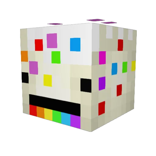 Snickers567 Minecraft avatar head, 3D render