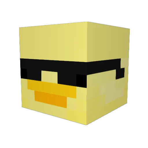 SnickersDoodles1 Minecraft avatar head, 3D render