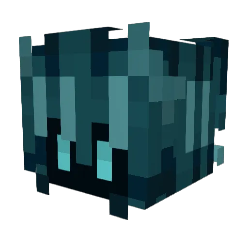 Sniegotur Minecraft avatar head, 3D render