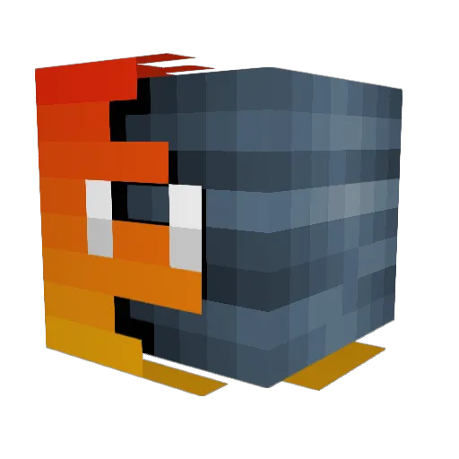 SniffierTrain31 Minecraft avatar head, 3D render