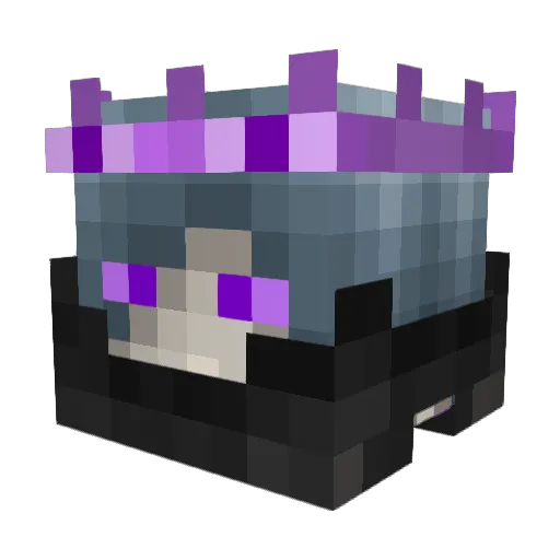 Sniffindor Minecraft avatar head, 3D render