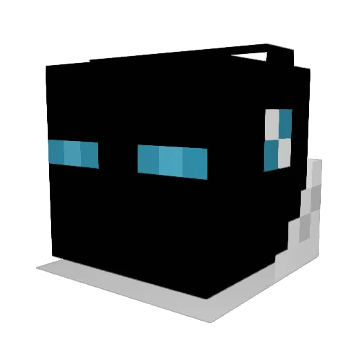 Sniker2000 Minecraft avatar head, 3D render