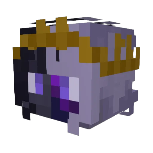 Snikiki Minecraft avatar head, 3D render