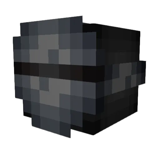 Snikkz Minecraft avatar head, 3D render