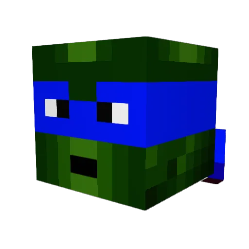 SnilPT Minecraft avatar head, 3D render